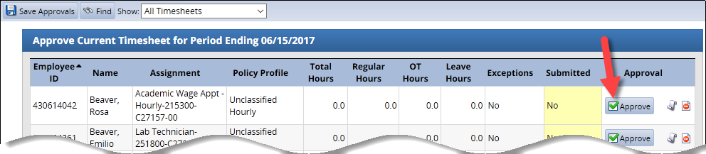 Approve Box with green check mark in it